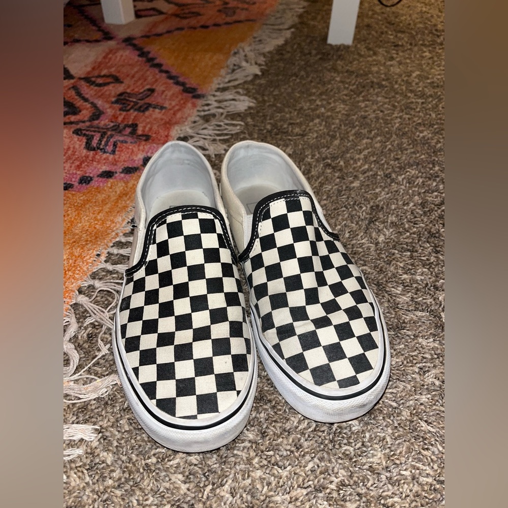 Checkered Vans Womens 9